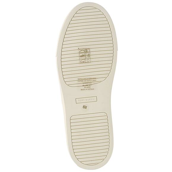 Tory Burch Women Carter US 6M Slip On Sneakers Silver Sequins Snow White - Picture 5 of 9